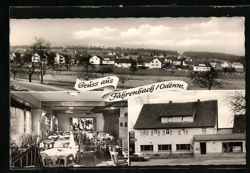 AK Fahrenbach /Odenw., Gasthaus und Pension zum grünen Baum