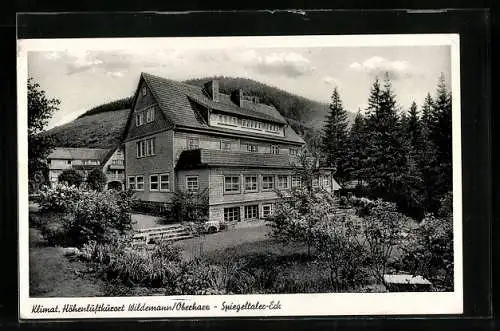 AK Wildemann /Harz, Haus Spiegeltaler-Eck