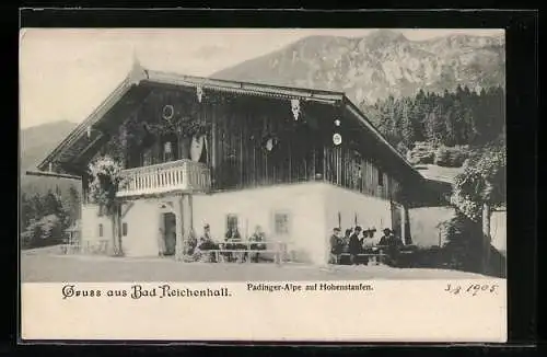 AK Bad Reichenhall, Padinger Alpe auf Hohenstaufen