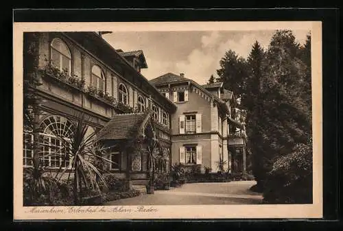 AK Erlenbad, Kurhotel Marienheim