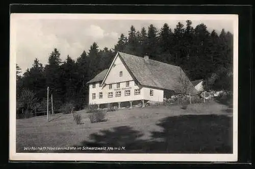 AK Wolfach /Schwarzwald, Gasthaus Moosenmättle