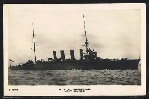 AK HMS Birmingham, Light Cruiser