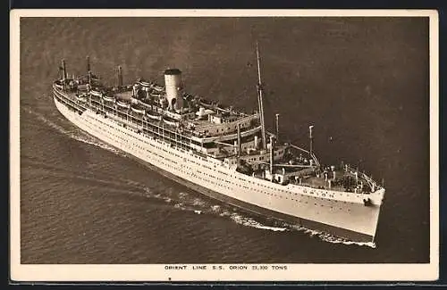 AK Passagierschiff SS Orion der Orient Line