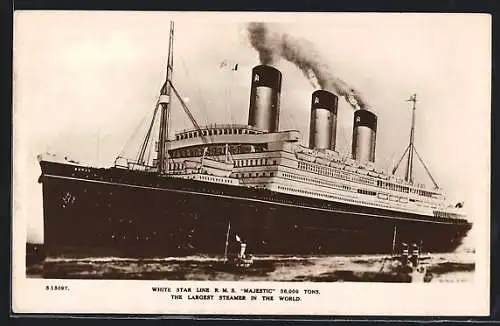 AK Passagierschiff RMS Majestic