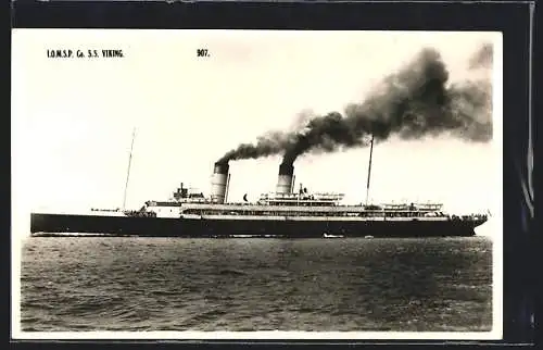 AK Dampfer SS Viking unter Volldampf