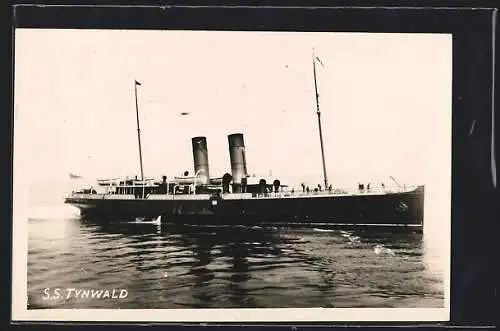 AK Passagierschiff S.S. Tywald auf hoher See