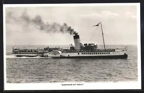 AK Dampfer Emperor of India in Fahrt