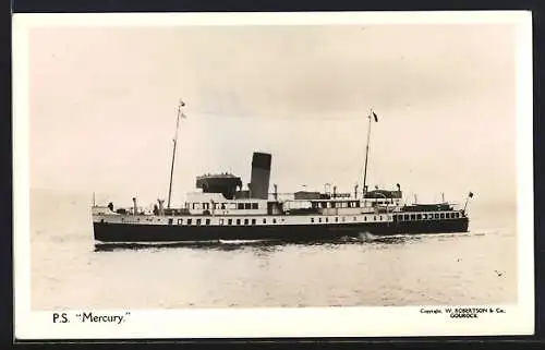 AK PS Mercury in Fahrt