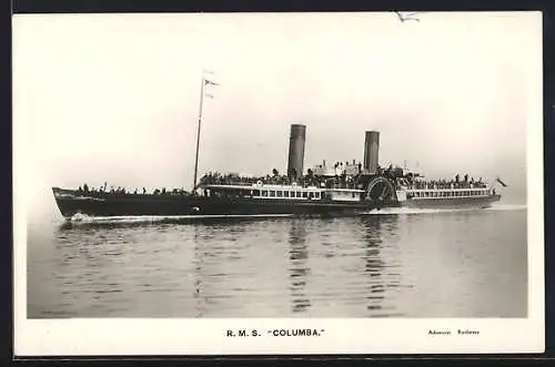 AK RMS Columba in Fahrt