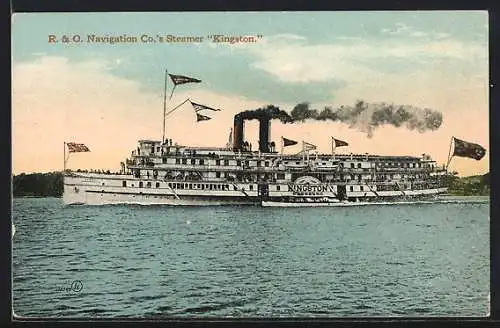 AK R. & O. Navigation Co. Steamer Kingston