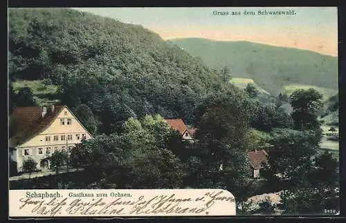 AK Schapbach, Gasthaus zum Ochsen im Schwarzwald