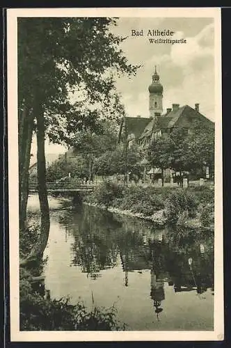 AK Bad Altheide, Partie an der Weisstritz