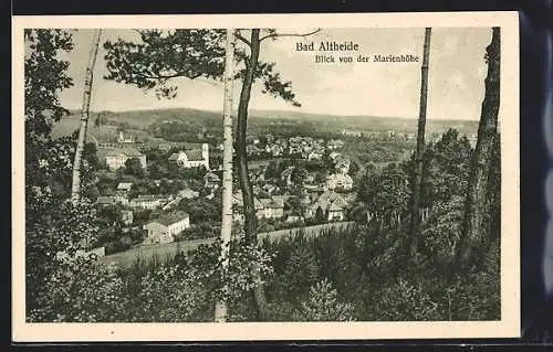 AK Bad Altheide, Blick von der Marienhöhe