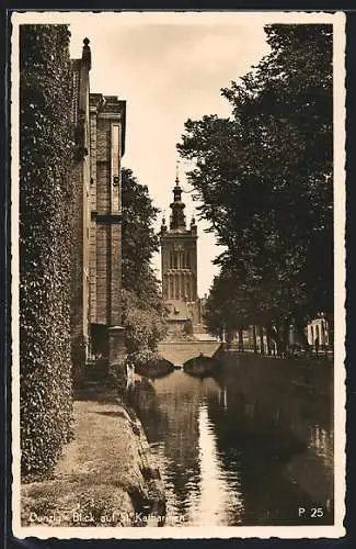 AK Danzig, Blick auf St. Katharinen
