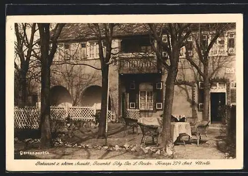 AK Eltville, Restaurant zur schönen Aussicht L. Reuter im Rauental