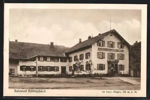 AK Röthenbach /Allgäu, Gasthaus zur Post