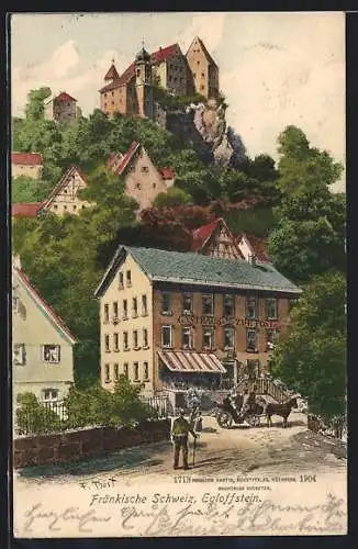 AK Egloffstein, Gasthaus zur Post