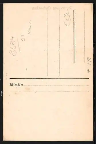 AK Ahornberg, Fahnen des Dreibunds und der Türkei