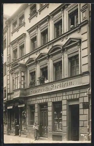 Foto-AK Nürnberg, Geschäft Friedrich Dietlein