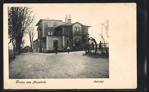 AK Hassloch / Pfalz, Bahnhof