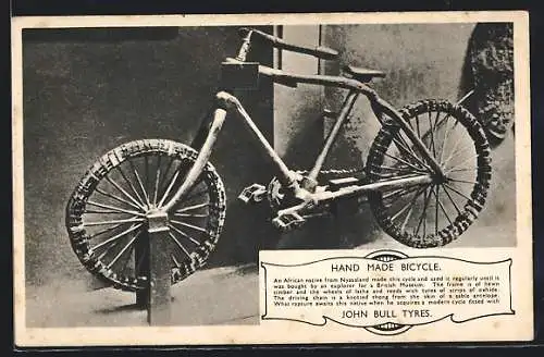 AK Hand Made Bicycle, John Bull Tyres