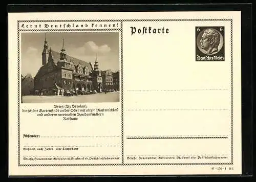 AK Brieg, Am Rathaus Lernt Deutschland kennen