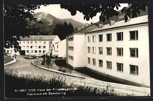 AK Steinhaus am Semmering, ÖGB Haus der Privatangestellten mit Strasse