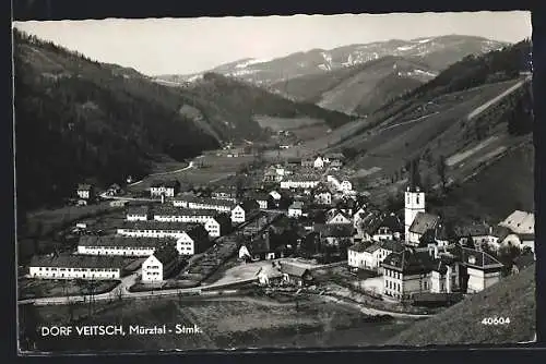 AK Veitsch /Mürztal, Dorf Veitsch von oben