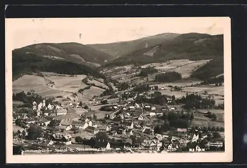 AK Spital am Semmering, Ortsansicht mit Stuhleck