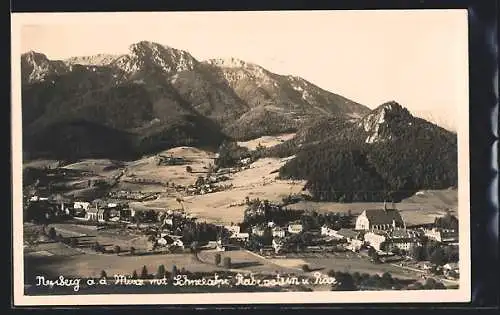 AK Neuberg a. d. Mürz, Gesamtansicht mit Schneealpe