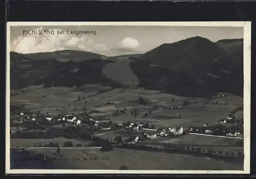 AK Langenwang, Pichlwang mit Bergpanorama