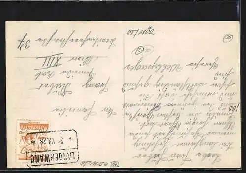 AK Langenwang, Pichlwang mit Bergpanorama