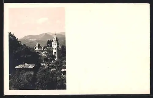 AK St. Marein i. Mürztal., Schloss Graschnitz aus der Vogelschau