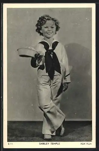 AK Schauspielerin Shirley Temple in Matrosenkostüm