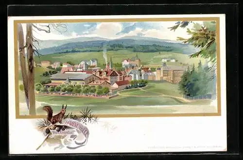 Künstler-AK Hahnenklee b. Goslar, Gesamtansicht