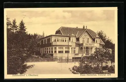 AK Hahnenklee i. Oberharz, Hotel Haus Hubertus