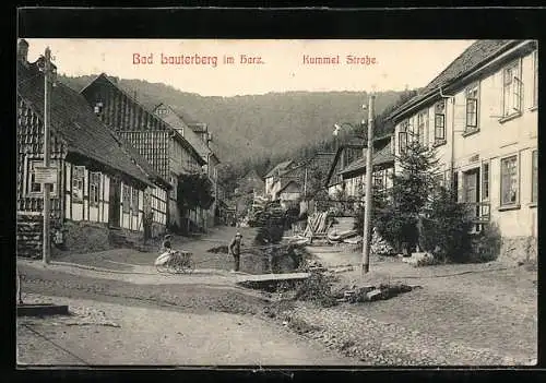 AK Bad Lauterberg im Harz, Anwohner an der Kummel Strasse