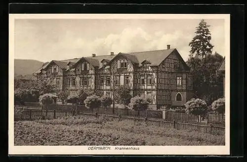 AK Dermbach / Rhön, Das Krankenhaus im Fachwerkbau