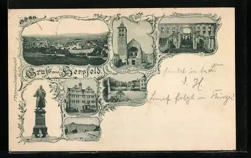 AK Hersfeld, Stiftsruine, Kriegsschule und Rathaus