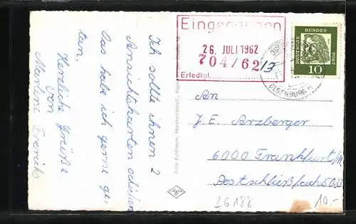 AK Osterscheps /Oldb., Gemischtwaren B. Eilers, Schulgebäude, Ehrenmal