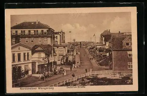 AK Wangeroog, Blick auf die Zedelius-Strasse
