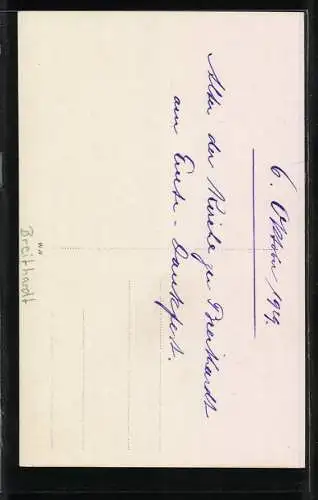 AK Breithardt, Altar der Kirche im Schmuck des Erntedankfests