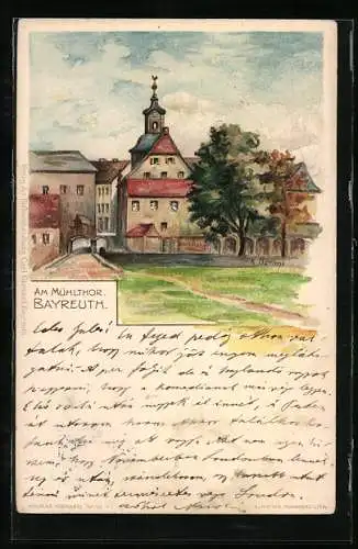 Lithographie Bayreuth, Am Mühlthor