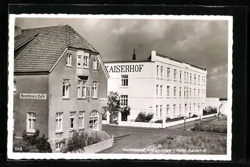 AK Wangerooge, Hotel Kaiserhof, Café und Kondtitorei