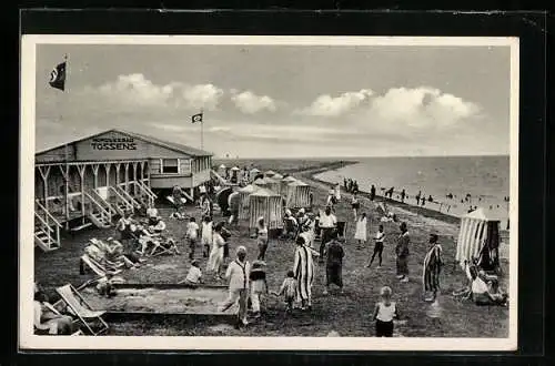 AK Tossens, Strandpartie mit n