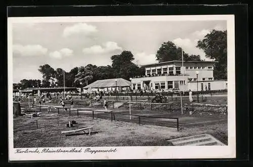 AK Karlsruhe, Rheinstrandbad Rappenwört