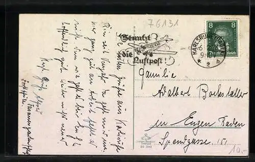 AK Karlsruhe, Markt mit Obelisk, Schloss, Bahnhof