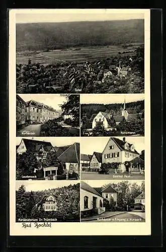 AK Bad Bocklet, Kursanatorium, Kurhäuser und Gasthof Post