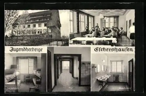 AK Eschershausen / Holzminden, Jugendherberge, Mehrfachansichten