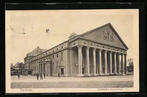 AK Karlsruhe, Städtisches Konzerthaus